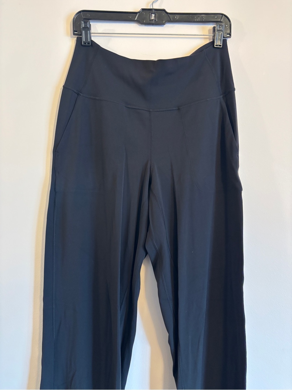 lululemon athletica Black Wide-Leg High-Rise Leggings navy